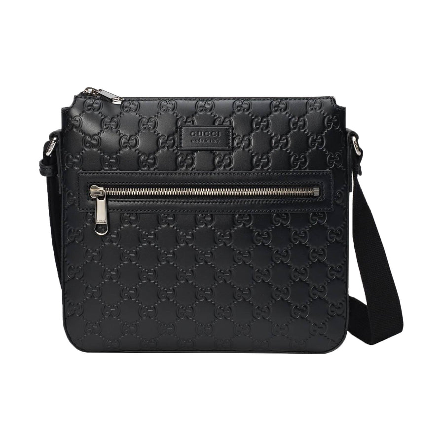 Gucci Signature Leather Messenger Bag