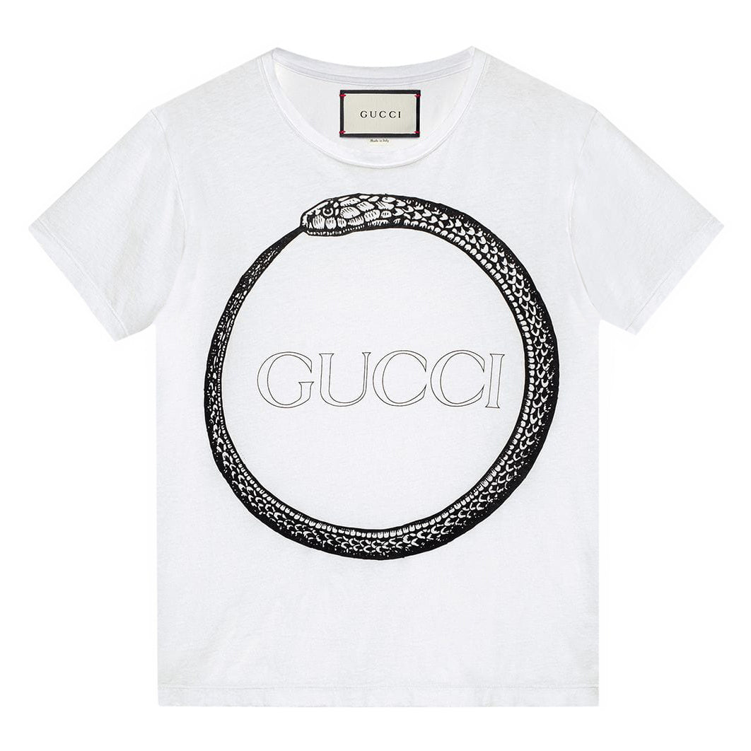 Gucci Snake Circle Print T-Shirt