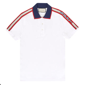 Gucci Tape Logo Polo Shirt