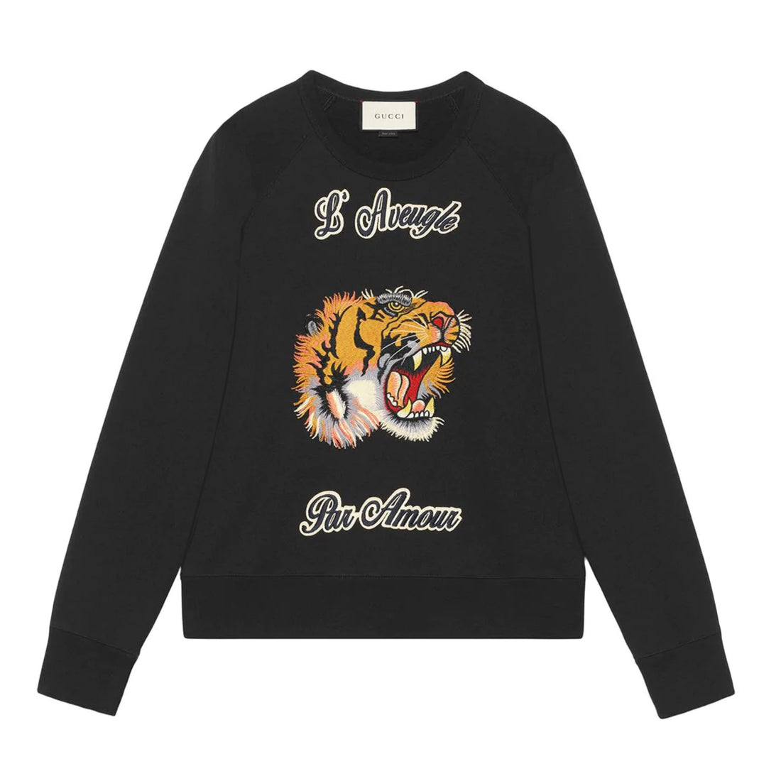Gucci Tiger L'aveugle Par Amour Sweatshirt – Haiendo Shop