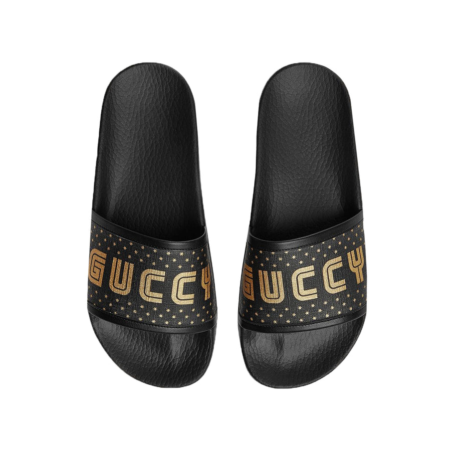 Gucci "Guccy"  Rubber Slides