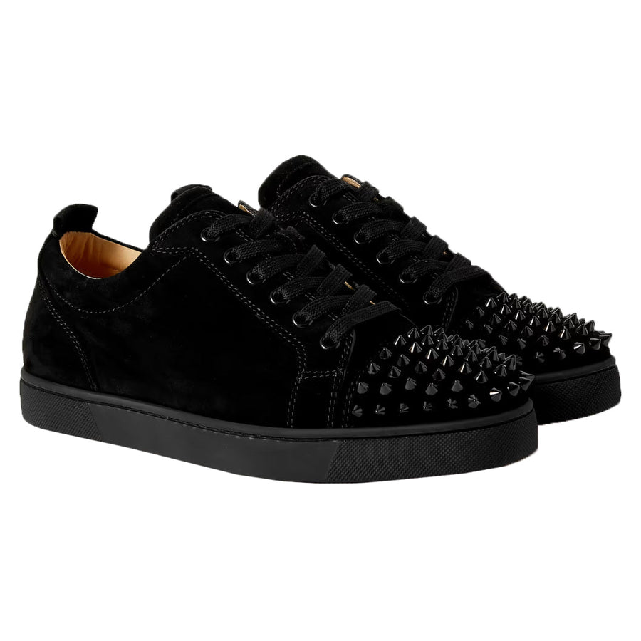 Christian Louboutin Junior Spike Suede Sneaker