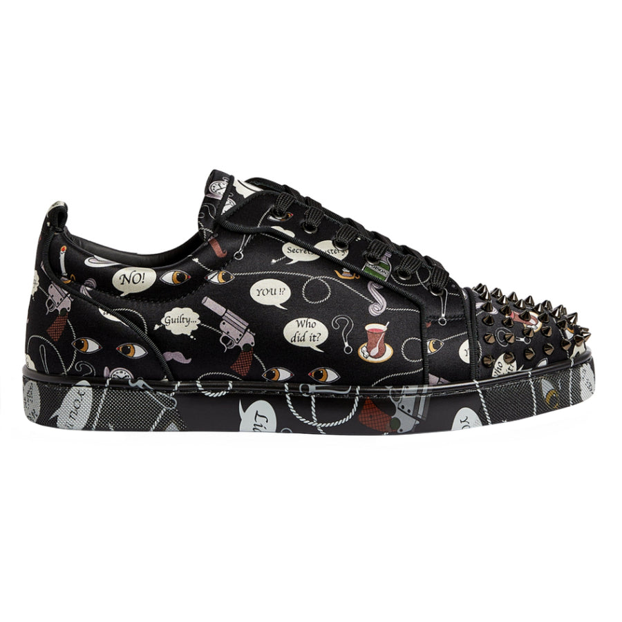 Christian Louboutin Junior Spike LeatherSneaker