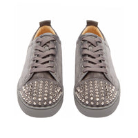 Christian Louboutin Junior Spike Suede Sneaker