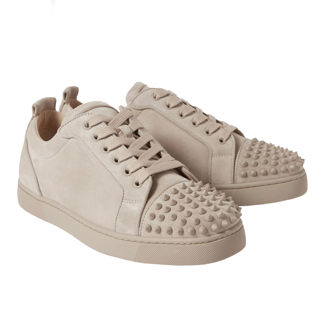 Christian Louboutin Junior Spike Suede Sneaker