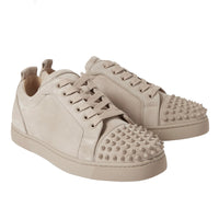 Christian Louboutin Junior Spike Suede Sneaker