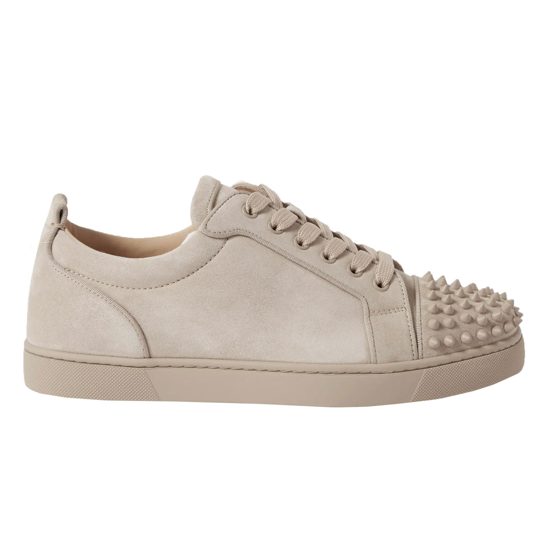 Christian Louboutin Junior Spike Suede Sneaker