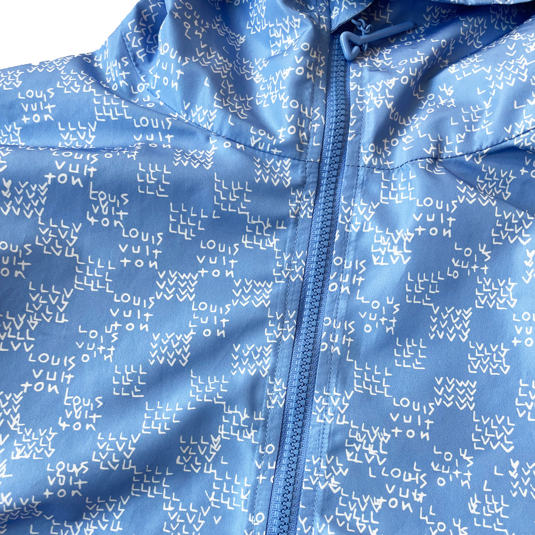 Louis Vuitton Damier Spread Printed Sweatshirt Grey. Size M0