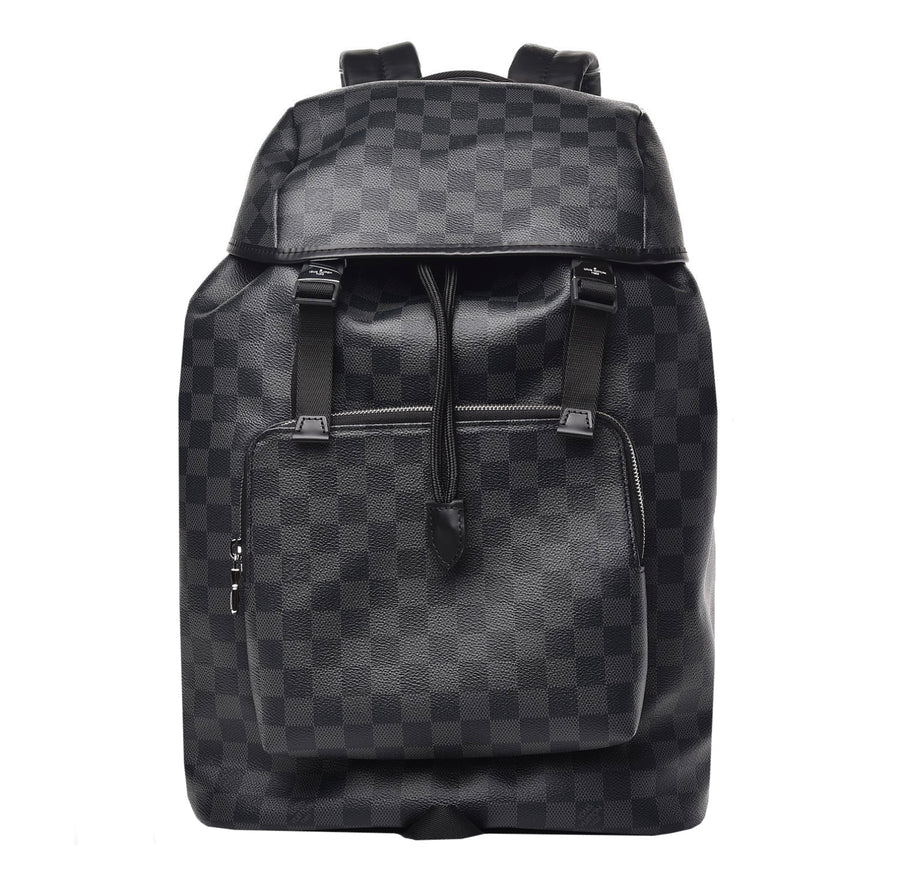 LOUIS VUITTON Zack Backpack Damier Graphite Canvas N40005 Black