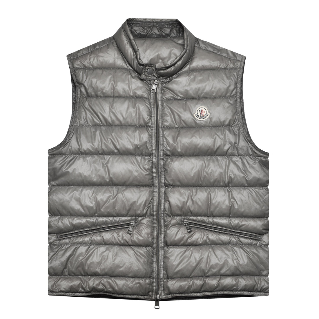 Moncler body warmer grey sale