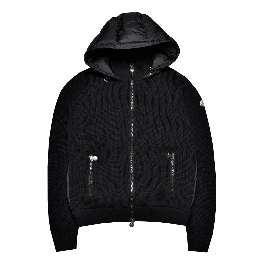 Moncler Hooded Down Cardigan