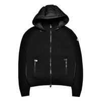 Moncler Hooded Down Cardigan