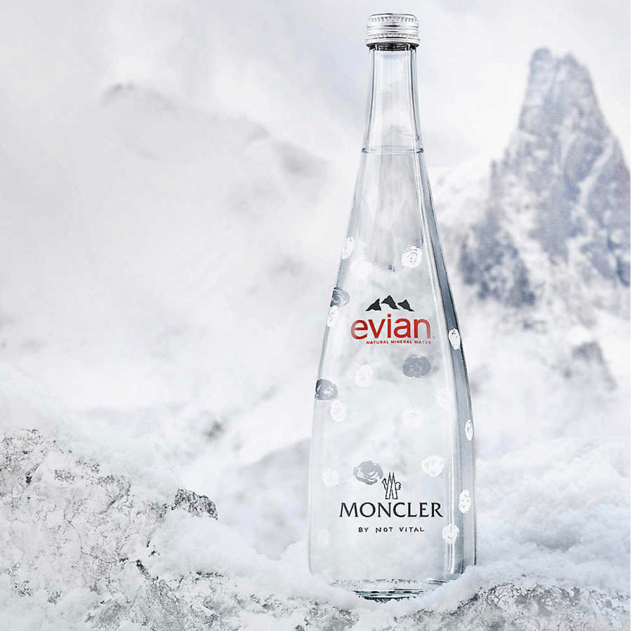 Evian x Moncler Limited Edition Water