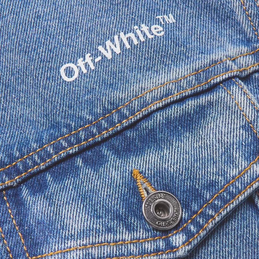 Off-White Diag Printed Denim Jacket