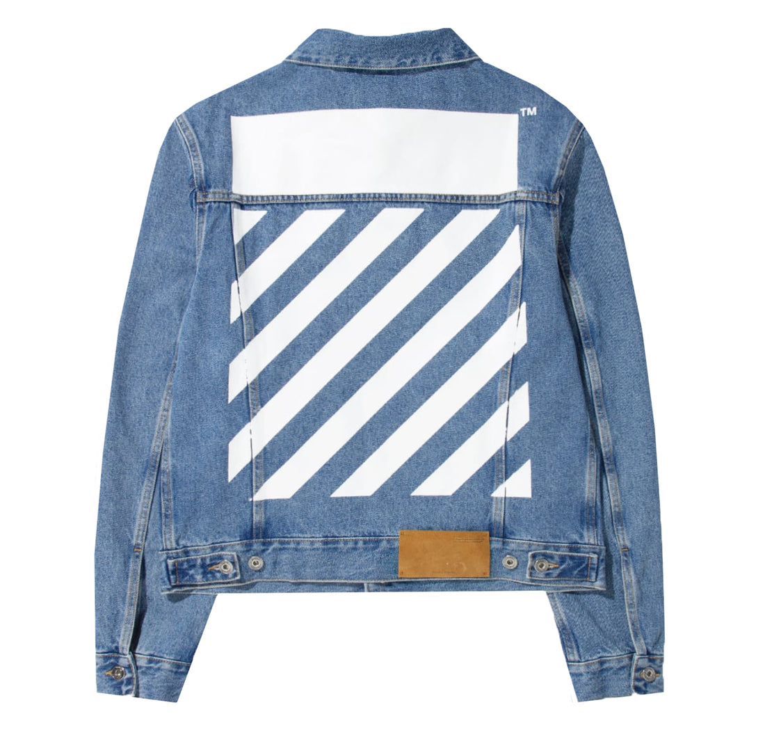 Off-White Diag Printed Denim Jacket