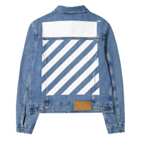 Off-White Diag Printed Denim Jacket