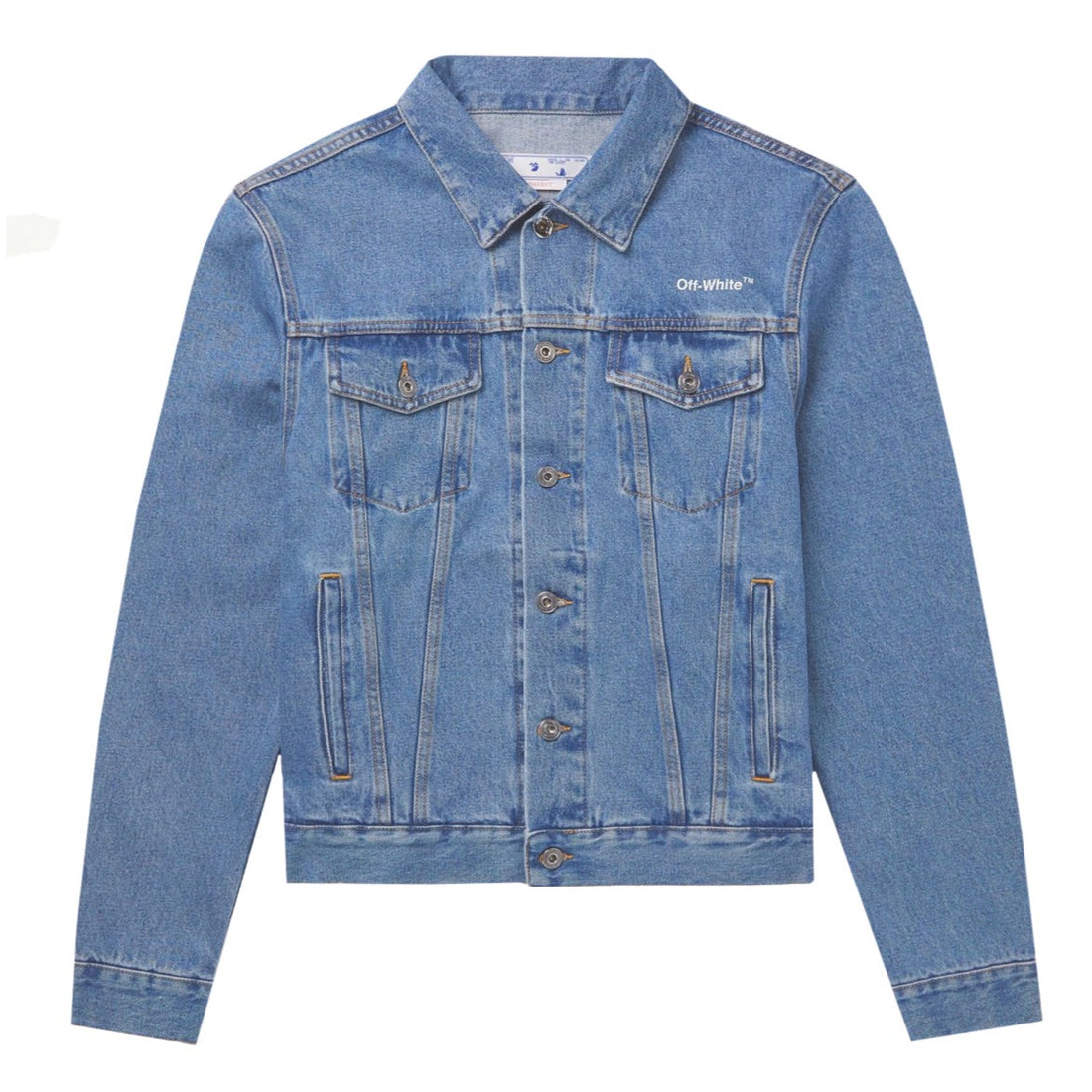 Off-White Diag Printed Denim Jacket