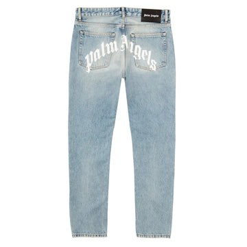 Palm Angels Logo Printed Jeans