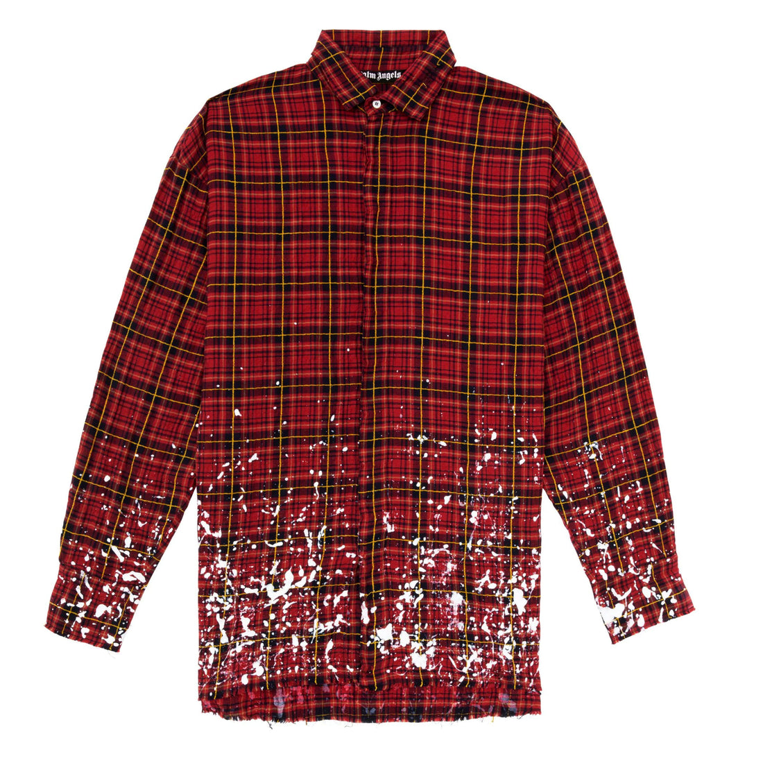 Palm Angels Oversized Flannel Shirt