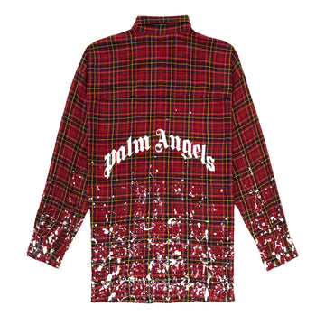 Palm Angels Oversized Flannel Shirt