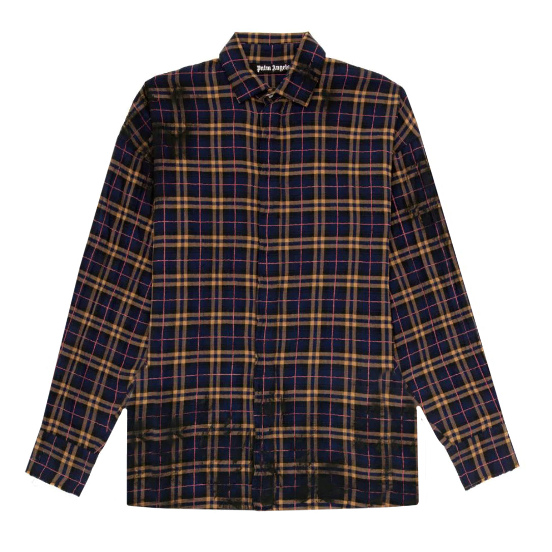Palm Angels Oversized Flannel Shirt