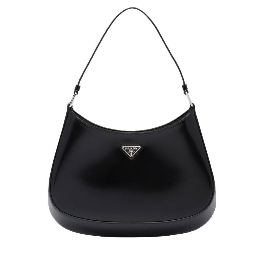 Prada Cleo Brushed Leather Shoulder Bag