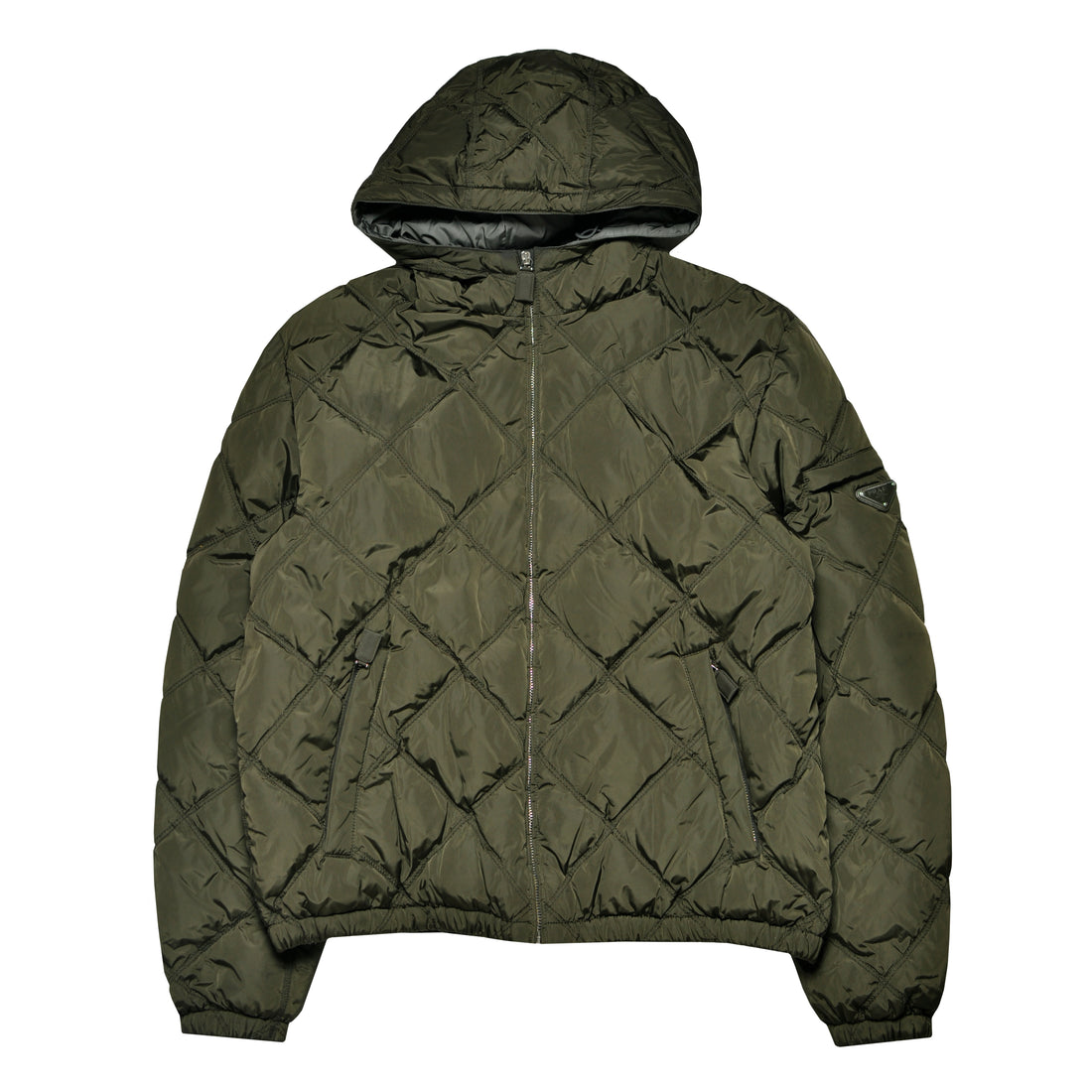 Prada Diamond Quilted Down Jacket