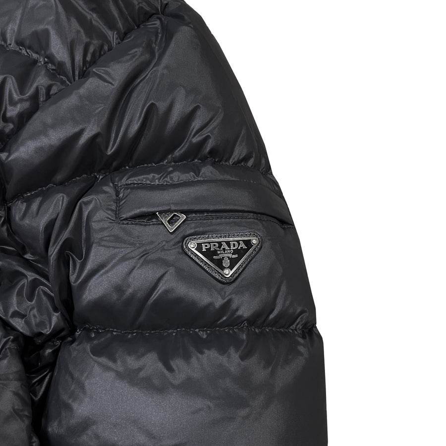 Prada Hooded Down Puffer Jacket