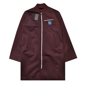 Prada Jersey Logo Patch Coat