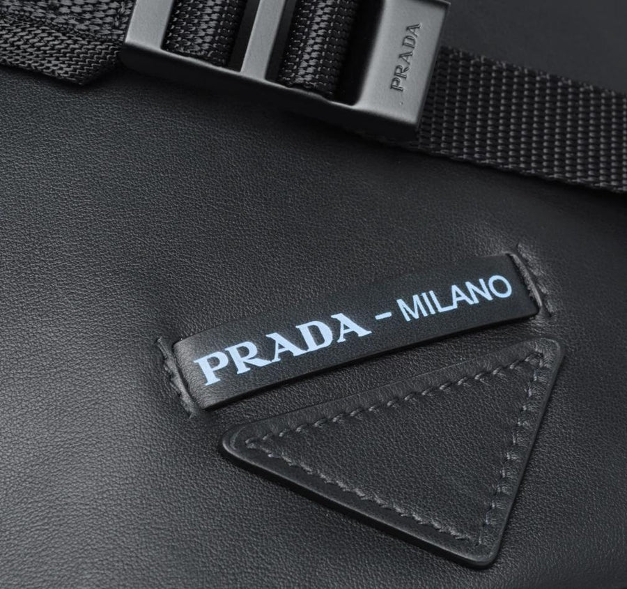 Prada Calf Leather Messenger Bag