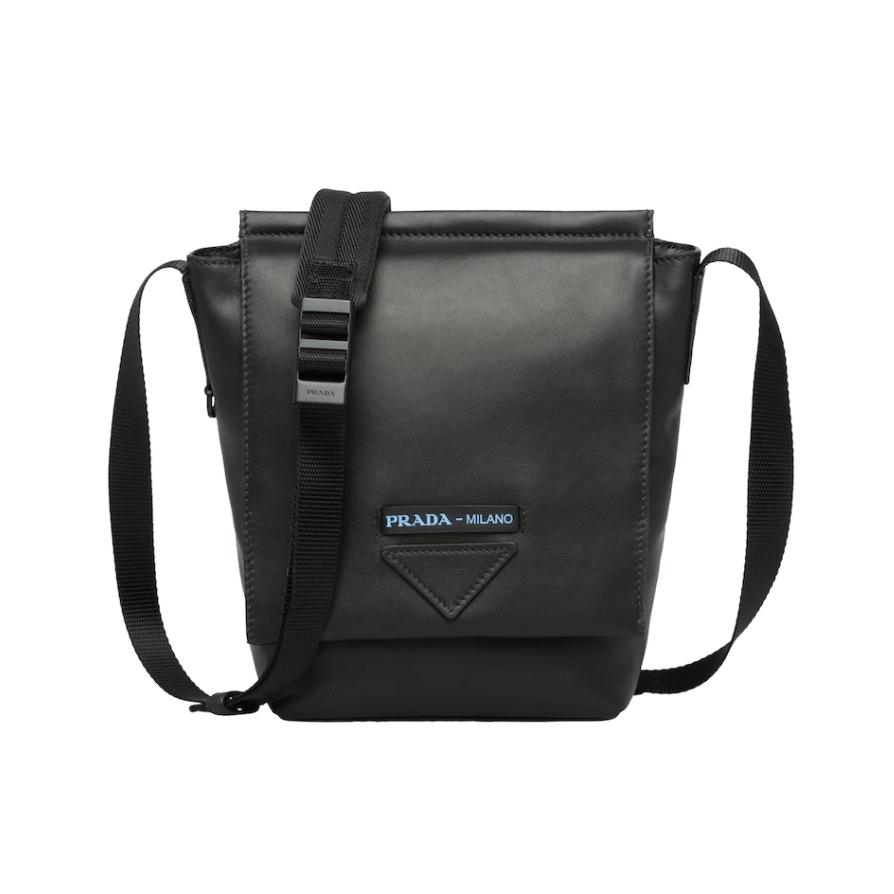 Prada Calf Leather Messenger Bag