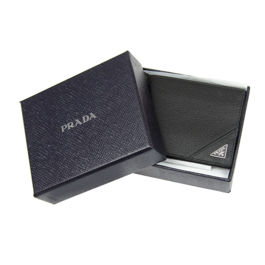 Prada Bi-Fold Leather Wallet