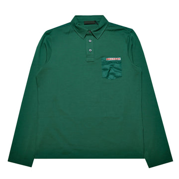 Prada Long Sleeve Polo Shirt