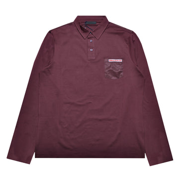 Prada Long Sleeve Polo Shirt