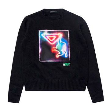 Prada Neon Monkey Wool Sweater