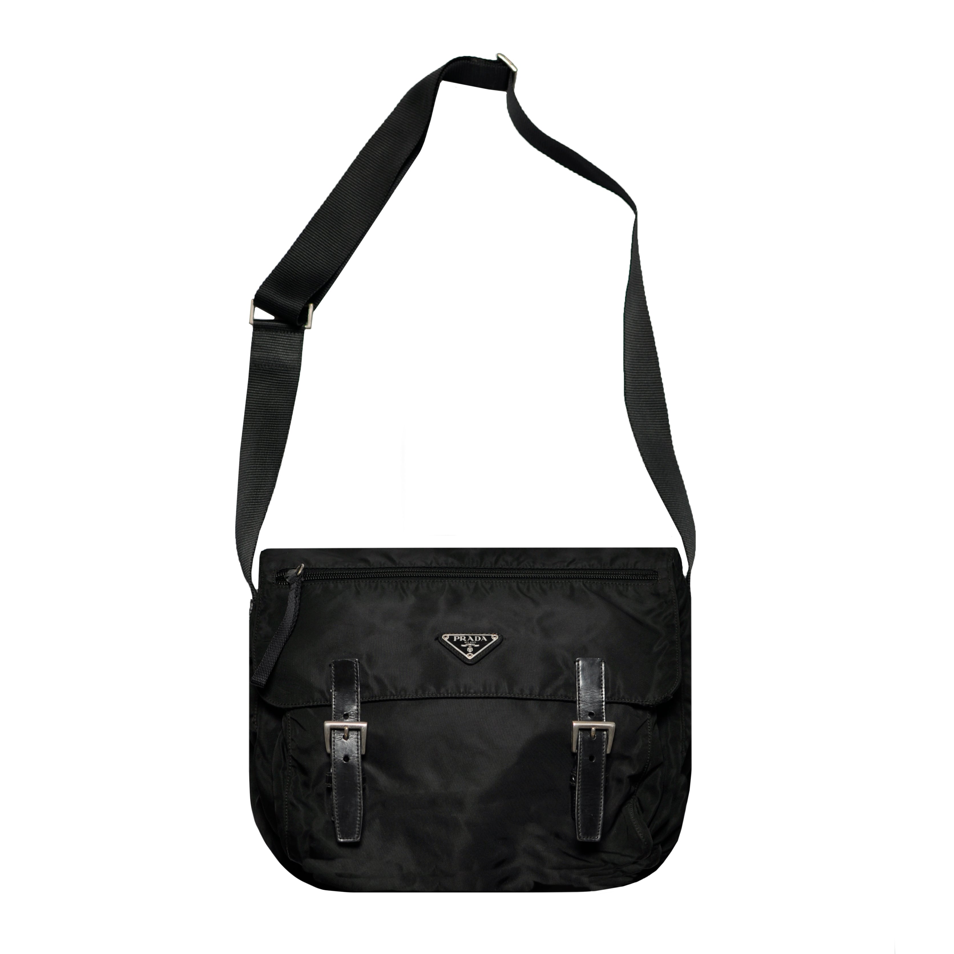 Prada Nylon Messenger Bag – Haiendo Shop