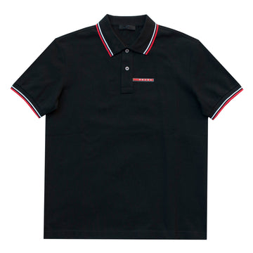 Prada Patch Polo Shirt