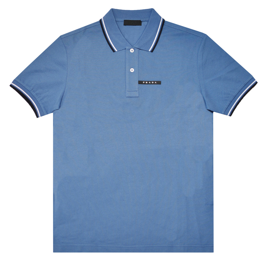 Prada Patch Polo Shirt