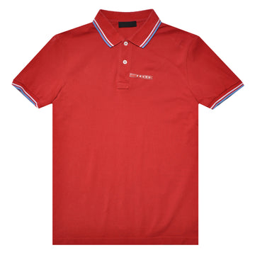 Prada Patch Polo Shirt