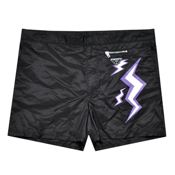 Prada Frankenstein Lightning Swim Trunks