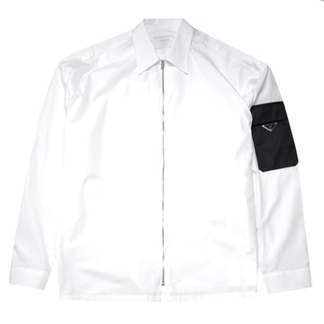 Prada Zipped Cotton Shirt