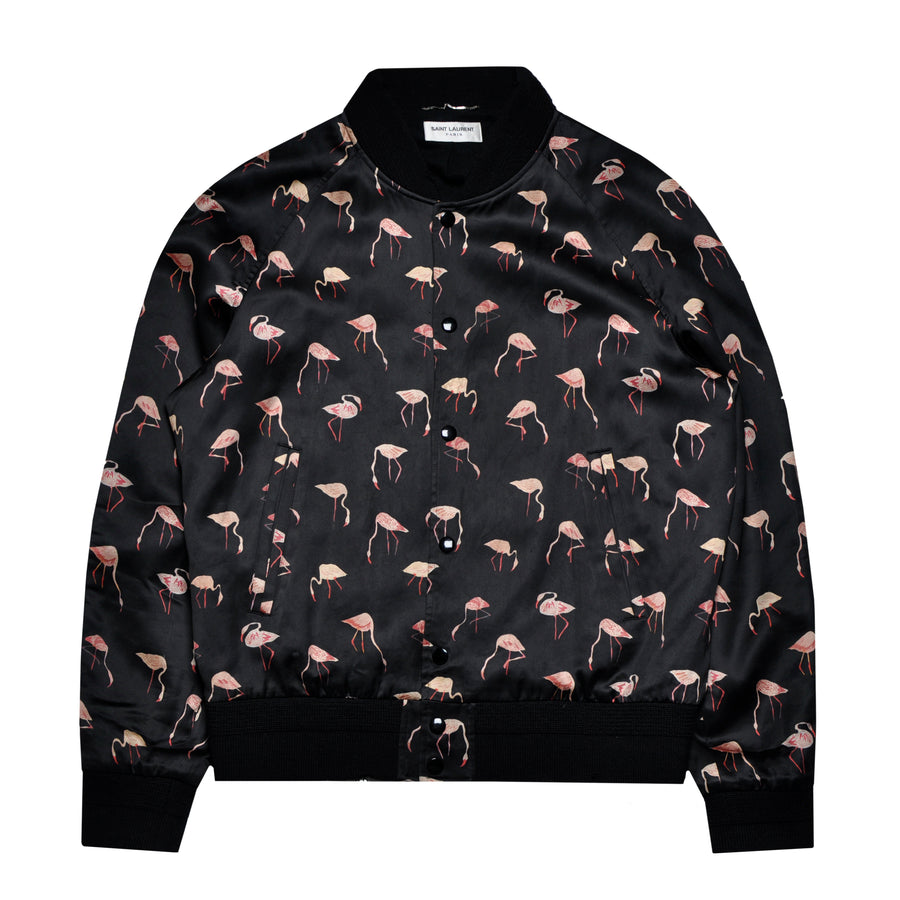 Saint Laurent Flamingo Varsity Jacket