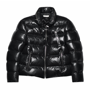 Saint Laurent Lambskin Leather Down Jacket