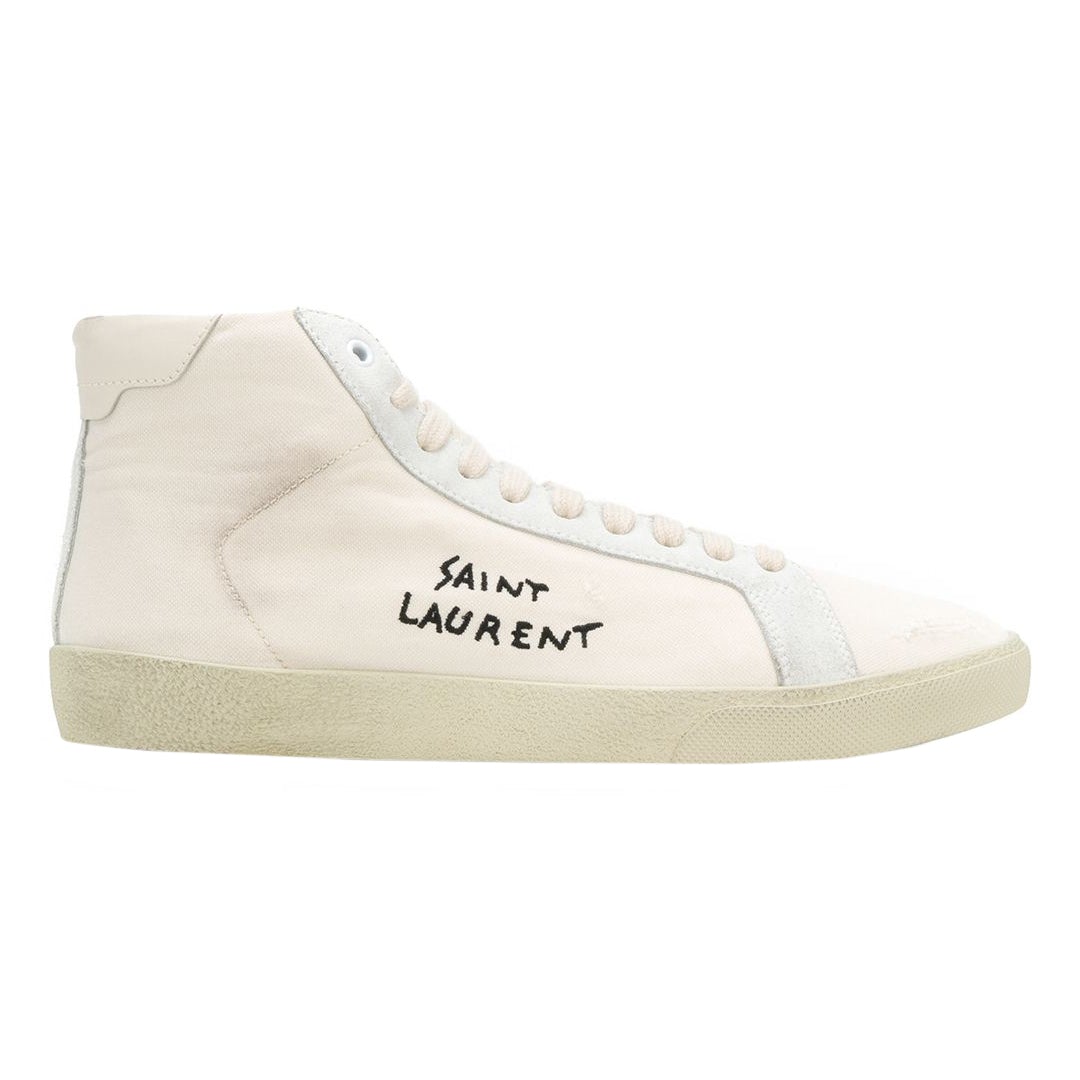 Saint Laurent Signature Court Hi-Top Sneaker