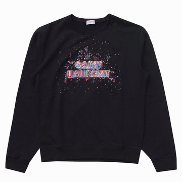 Saint Laurent Neon Logo Sweatshirt