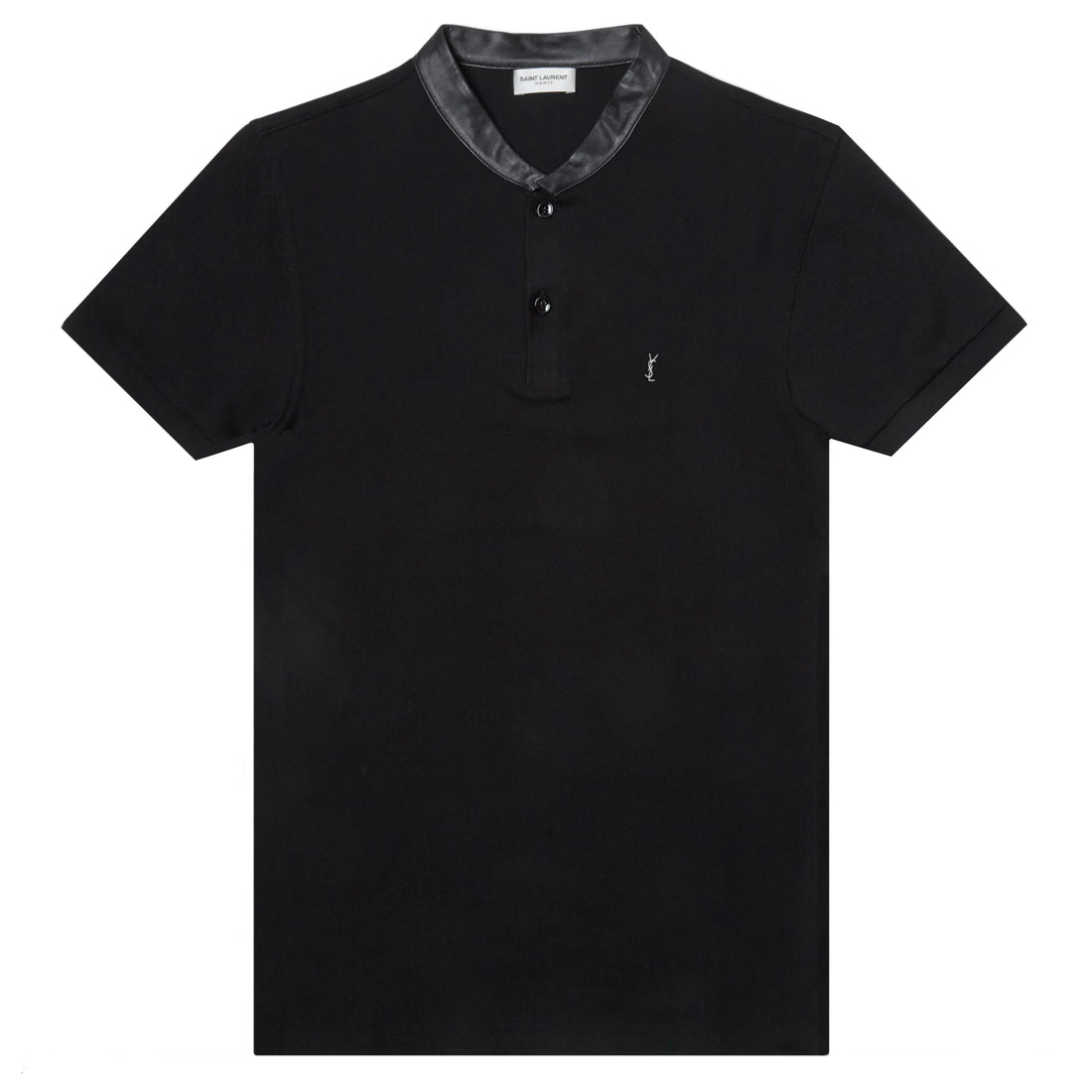 Saint Laurent Band Collar Polo Shirt – Haiendo Shop