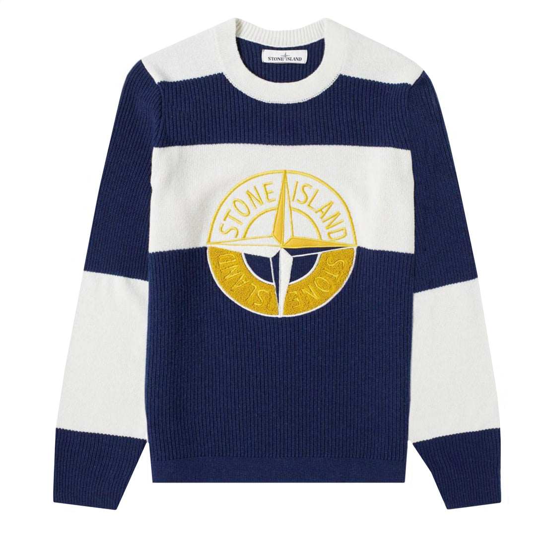 Stone Island Embroidered Compass Sweater