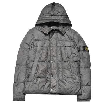 Stone Island Garment Dyed Crinkle Reps Down Jacket