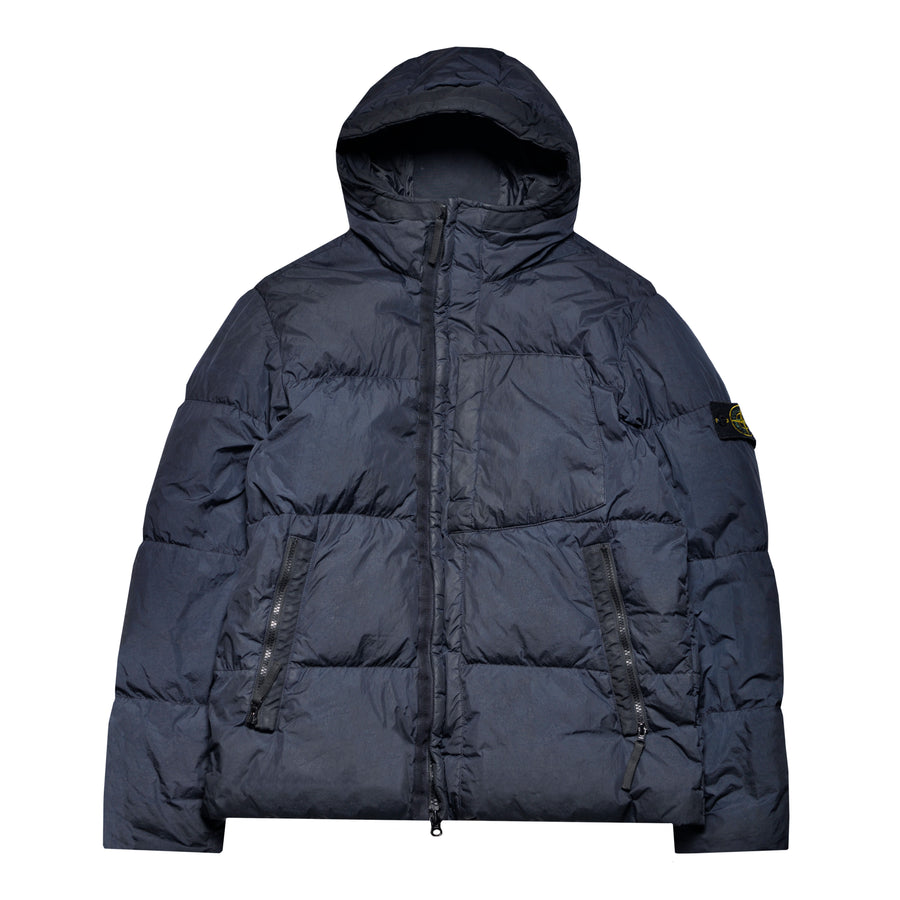 Stone Island Garment Dyed Crinkle Reps Down Jacket