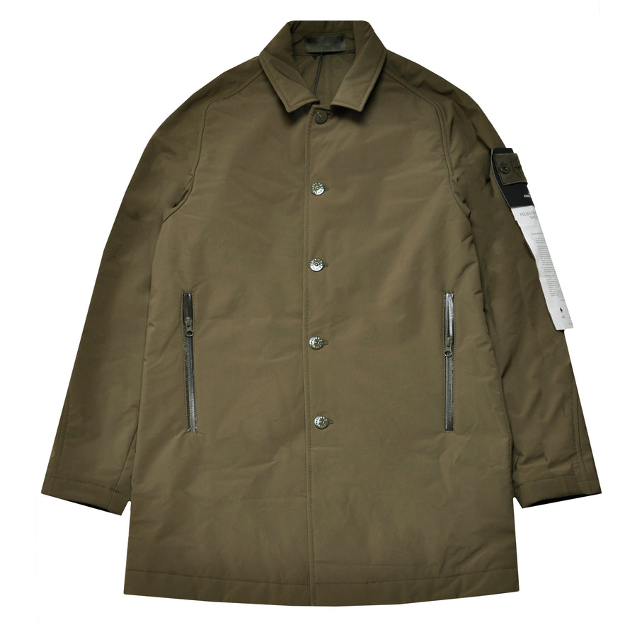 Stone Island Poliestere Stretch 5L Ghost Trench Coat